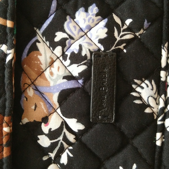 NWT $50 Vera Bradley Brush & Cosmetics Makeup Case Mirror Merry Mischief Bag - Picture 13 of 15